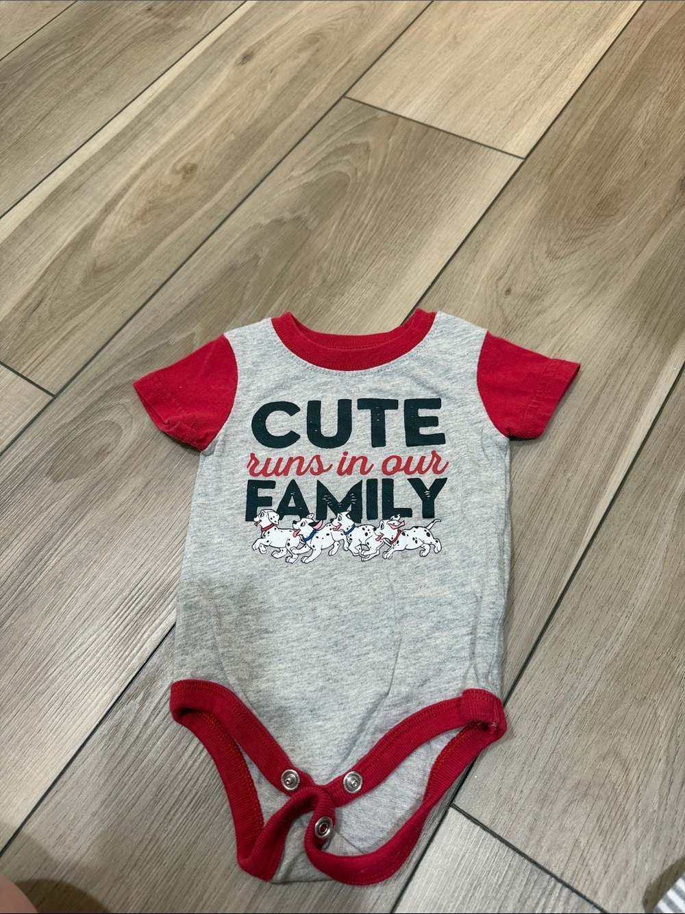 Disney 'Cute Runs in Our Family' Baby Onesie